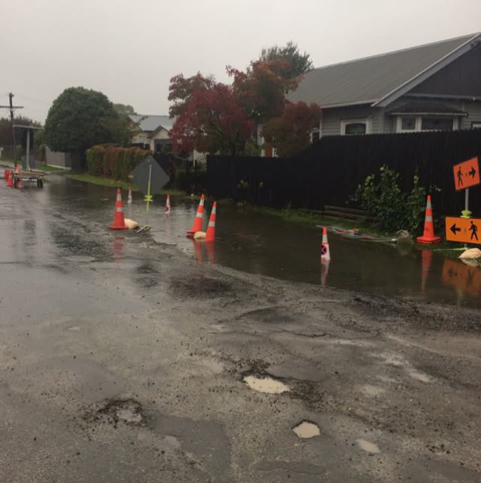 The photograph attached to this wastewater/stormwater report