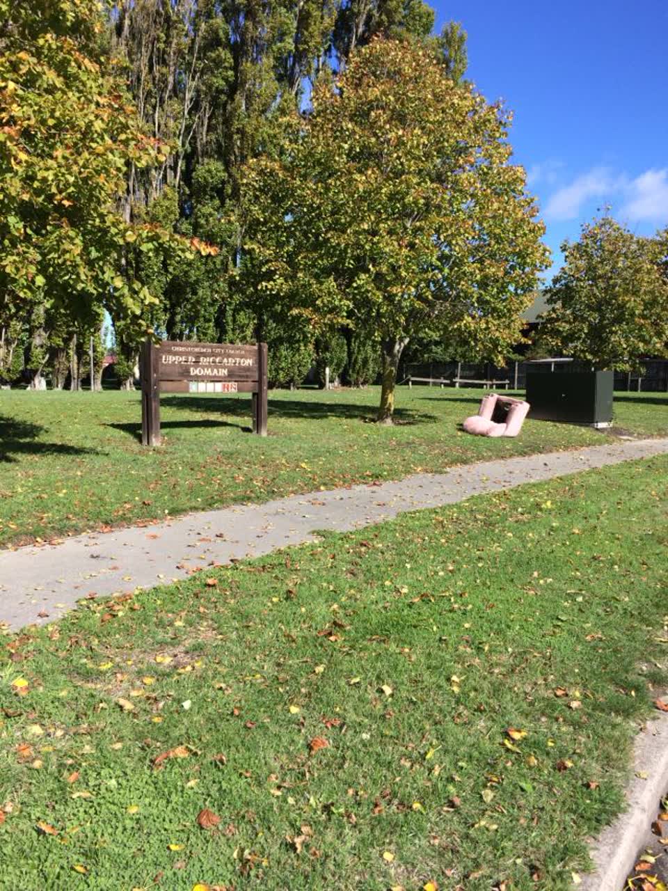 The photograph attached to this parks report