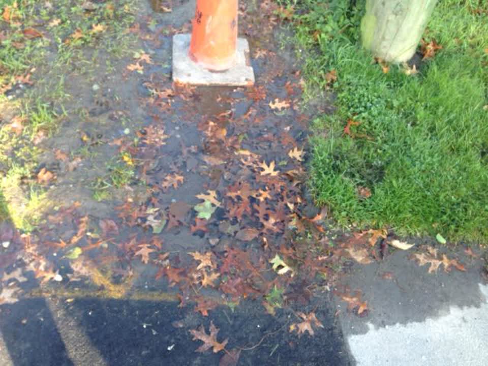 The photograph attached to this water supply report