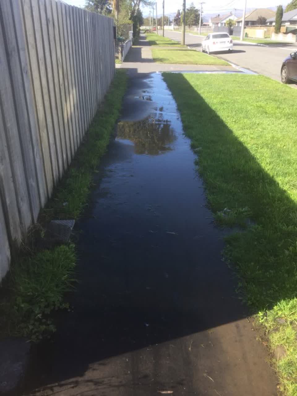 The photograph attached to this water supply report
