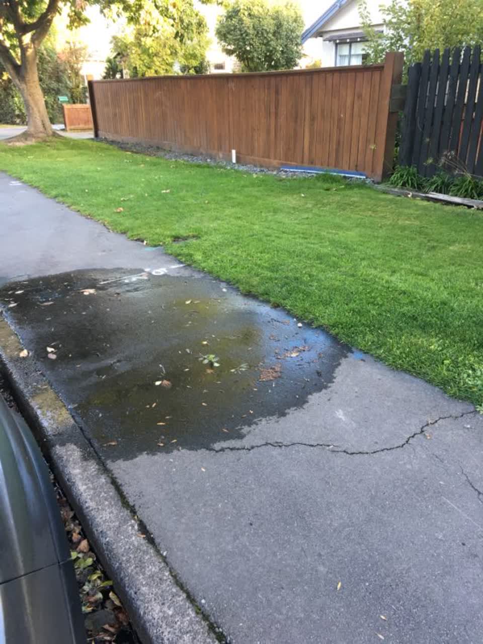 The photograph attached to this water supply report