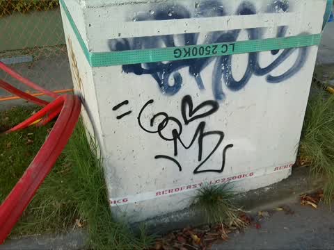 Graffiti, a report photo