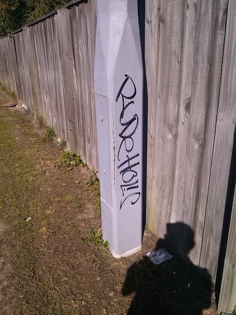 Graffiti, a report photo