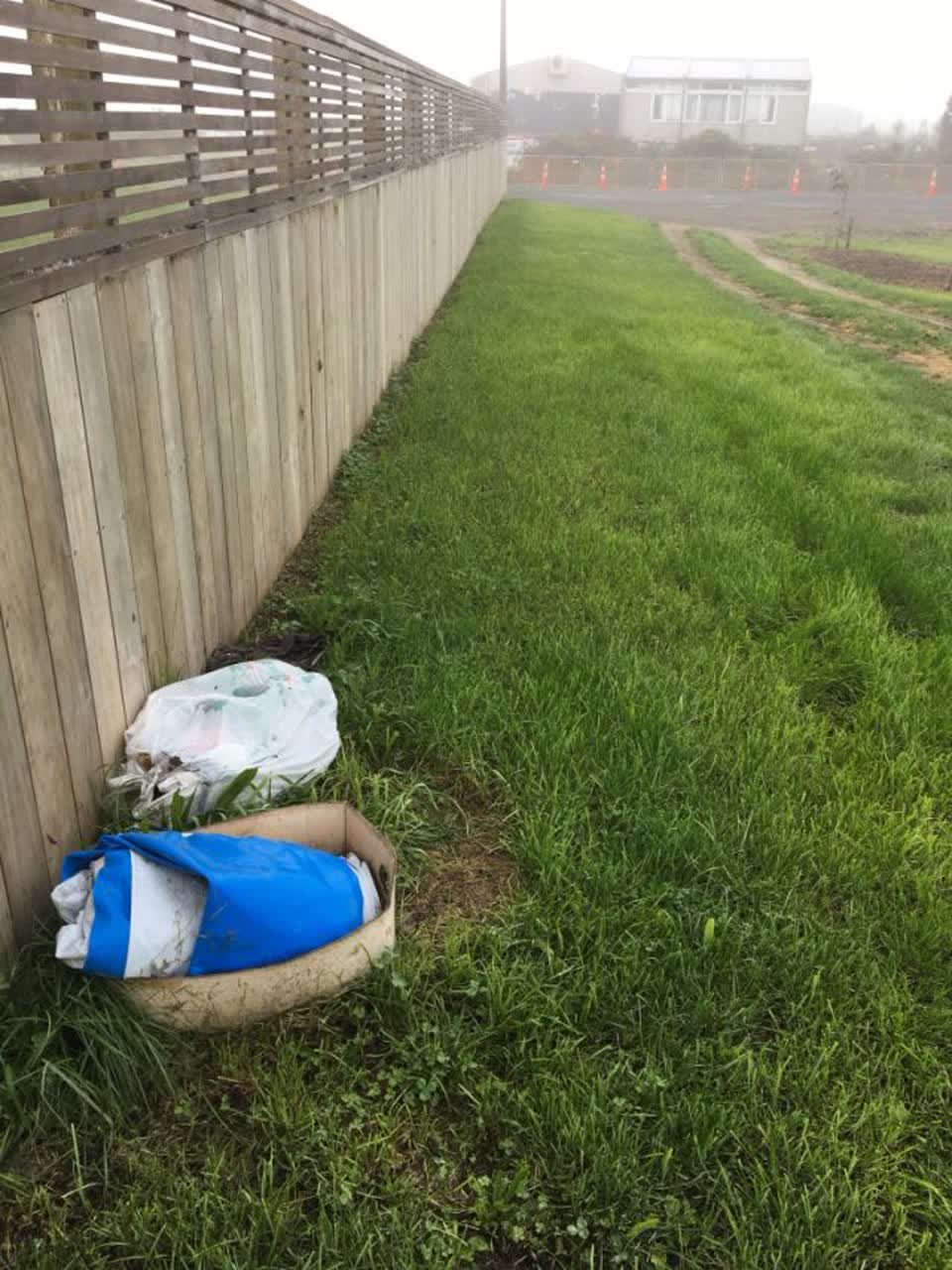 The photograph attached to this rubbish/recycling report