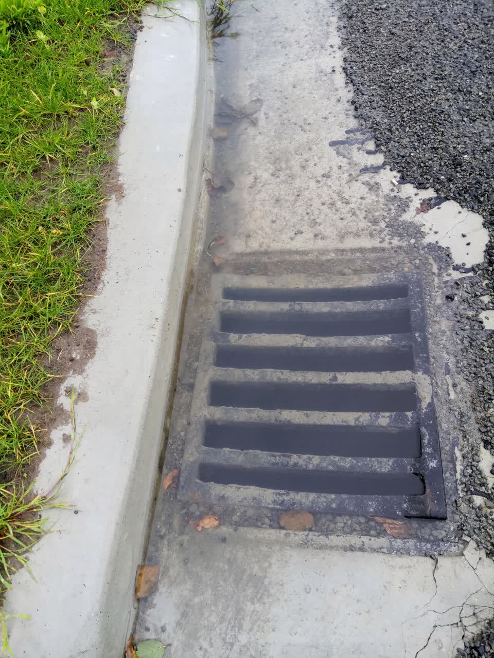 The photograph attached to this wastewater/stormwater report