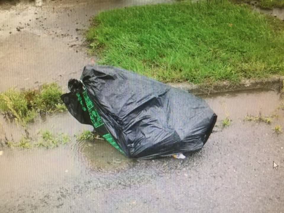 The photograph attached to this rubbish/recycling report