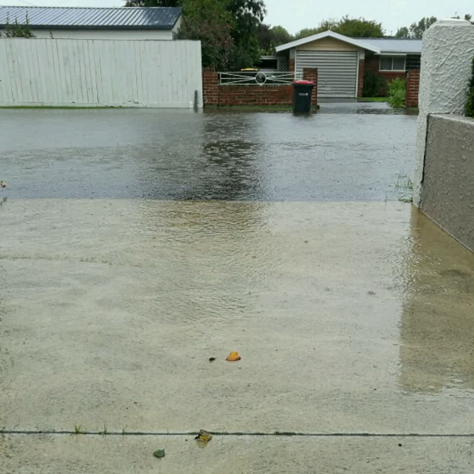 The photograph attached to this wastewater/stormwater report