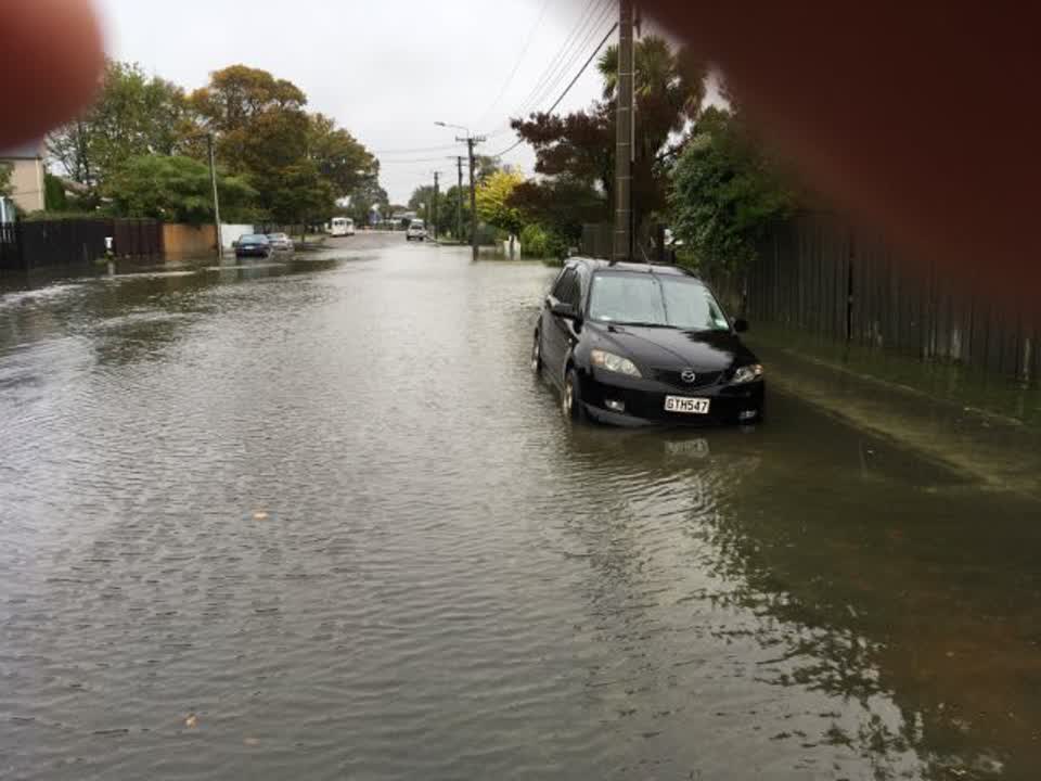 The photograph attached to this wastewater/stormwater report