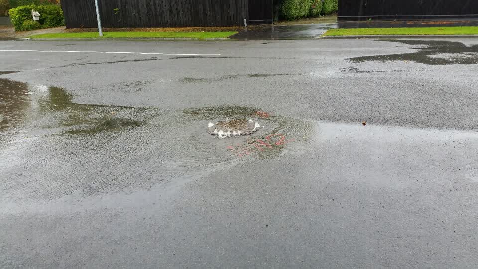 The photograph attached to this wastewater/stormwater report