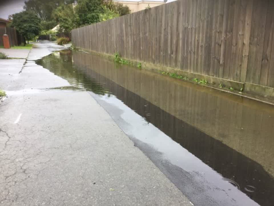 The photograph attached to this wastewater/stormwater report