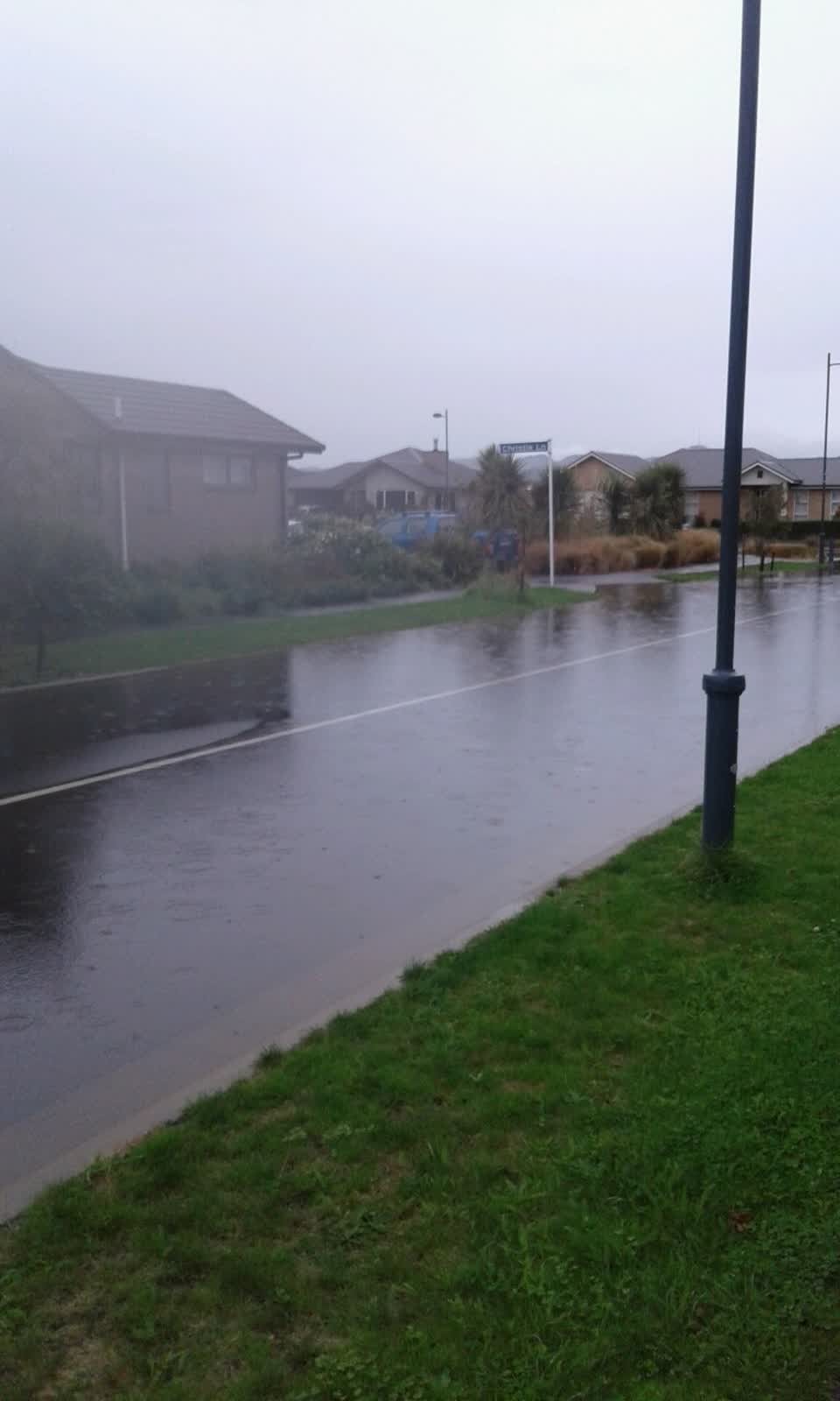 The photograph attached to this wastewater/stormwater report