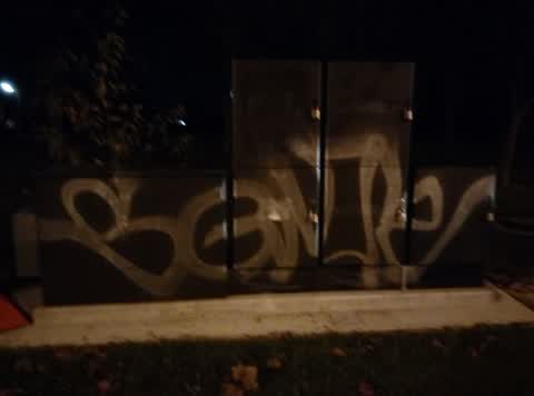 Graffiti, a report photo