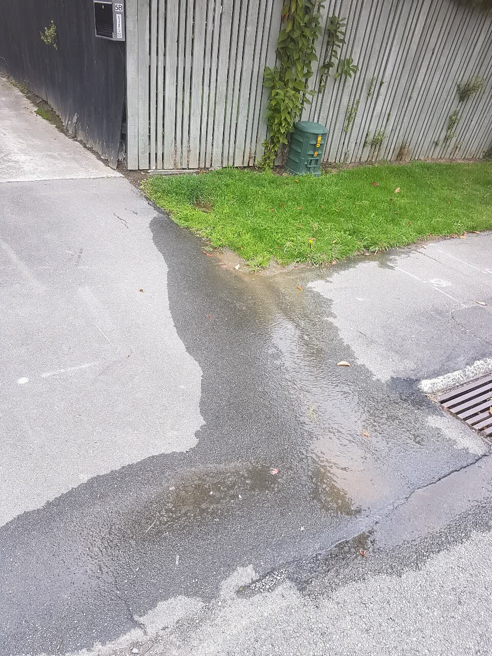 The photograph attached to this water supply report