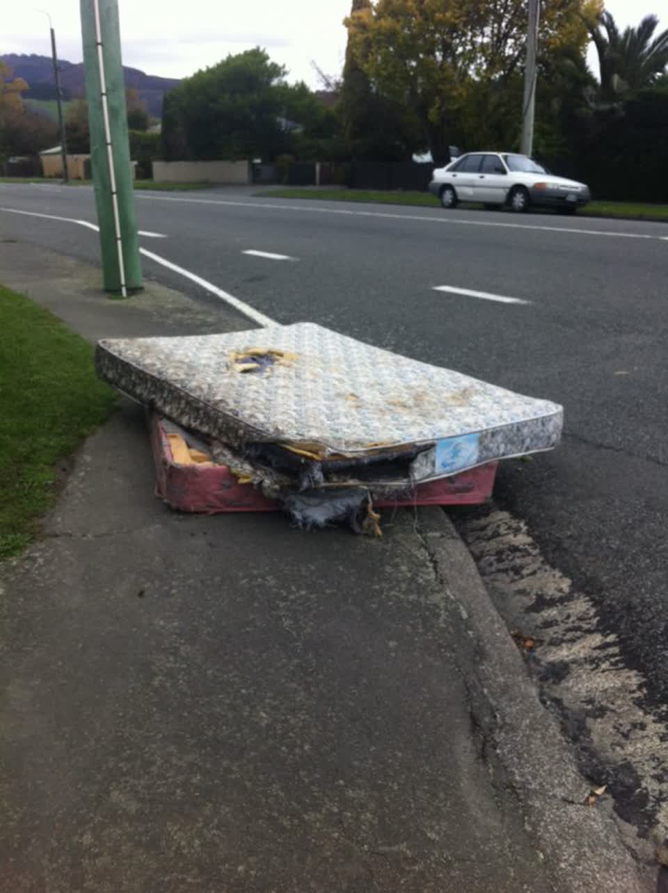 The photograph attached to this rubbish/recycling report