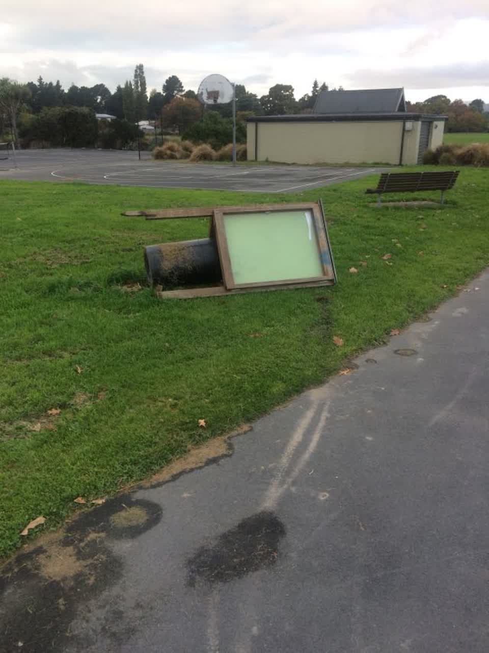 The photograph attached to this parks report