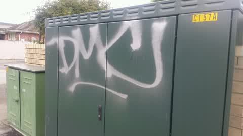 Graffiti, a report photo
