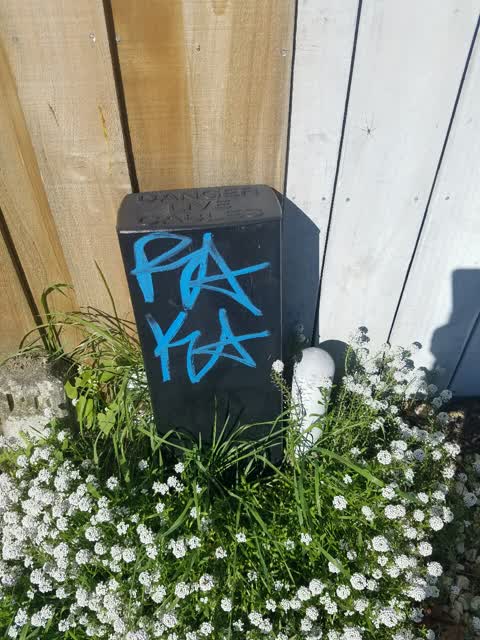 Graffiti, a report photo