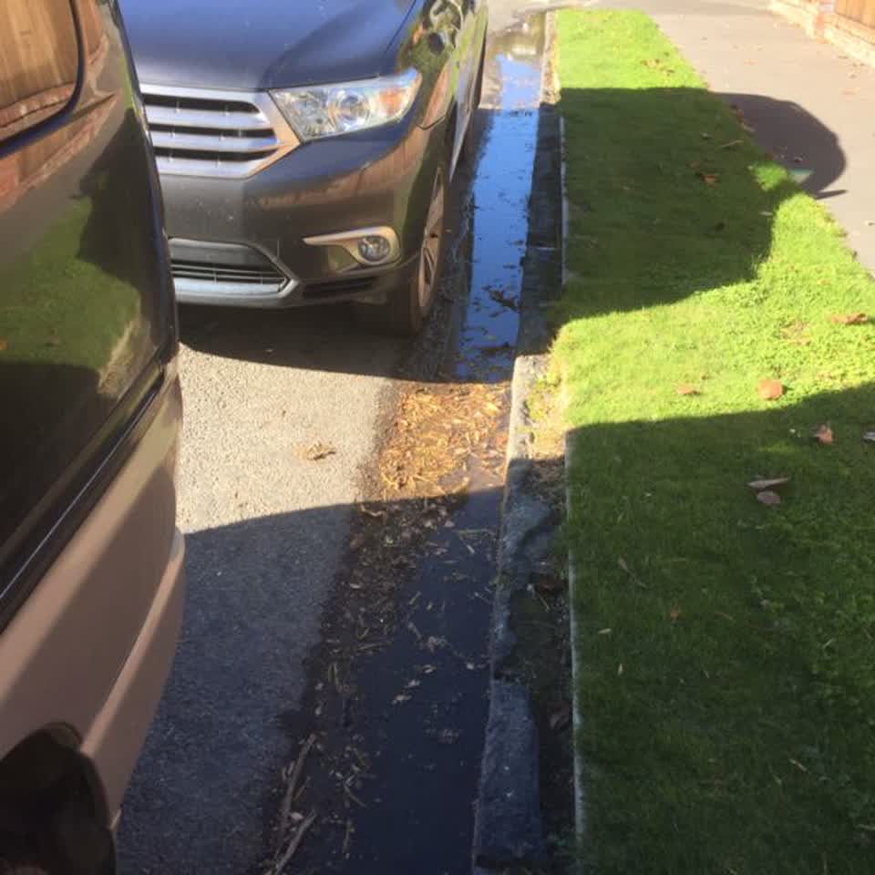 The photograph attached to this wastewater/stormwater report