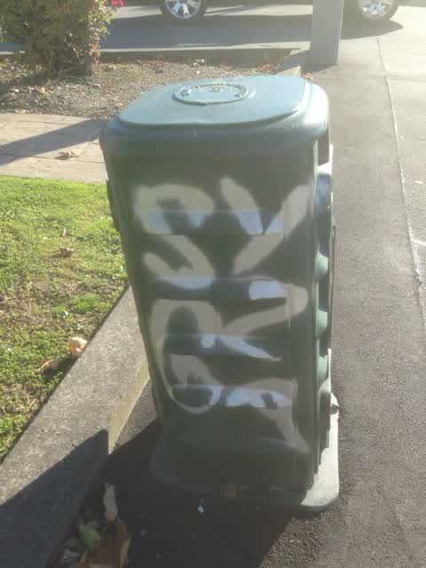 Graffiti, a report photo