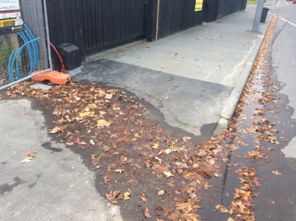 The photograph attached to this water supply report