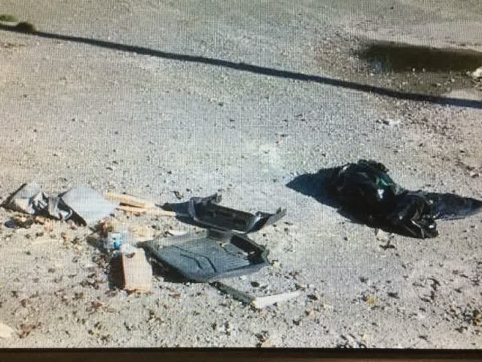 The photograph attached to this rubbish/recycling report