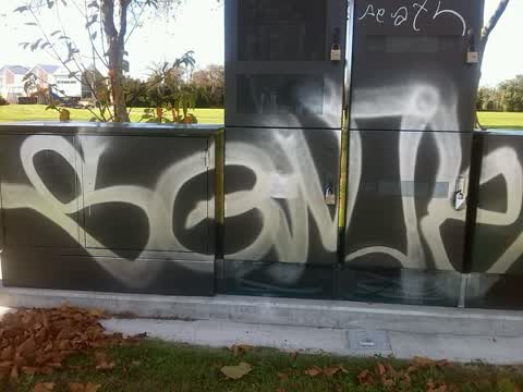 Graffiti, a report photo