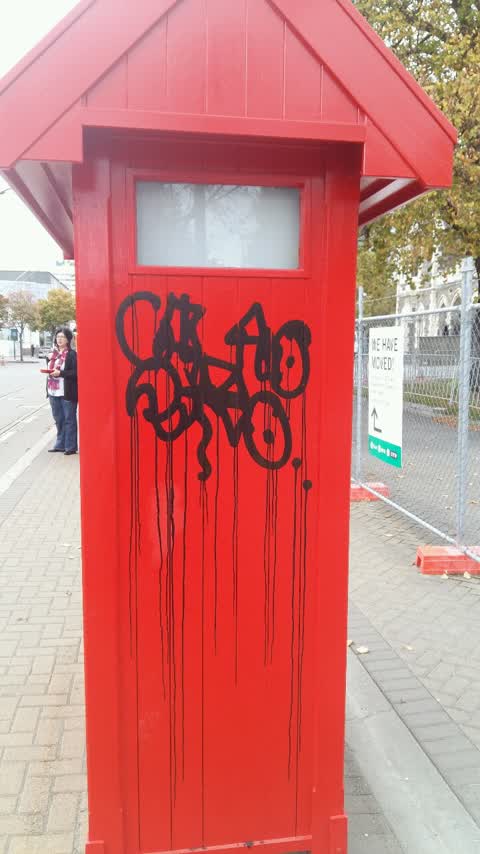 Graffiti, a report photo