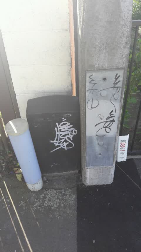 Graffiti, a report photo