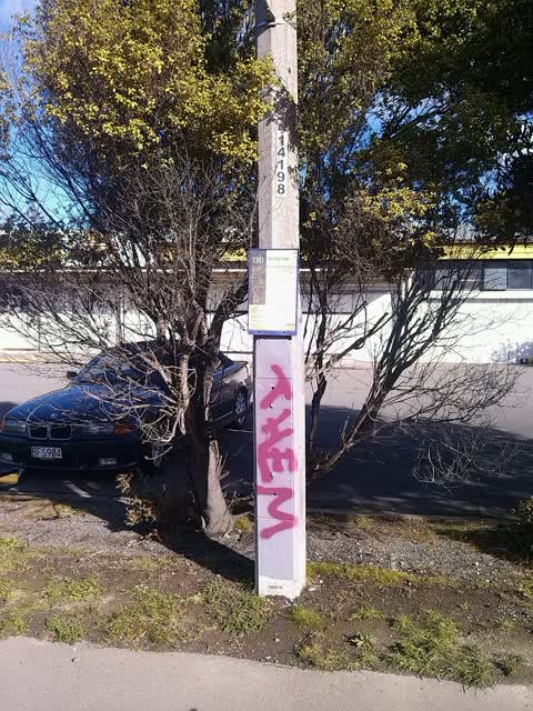 Graffiti, a report photo