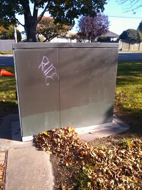 Graffiti, a report photo