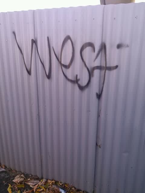 Graffiti, a report photo