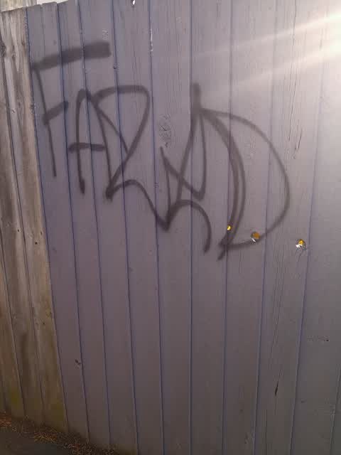 Graffiti, a report photo