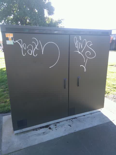 Graffiti — a report photo