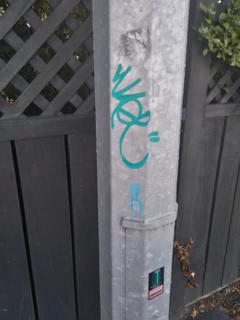 Graffiti, a report photo