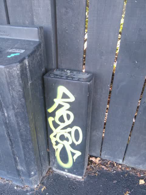 Graffiti, a report photo