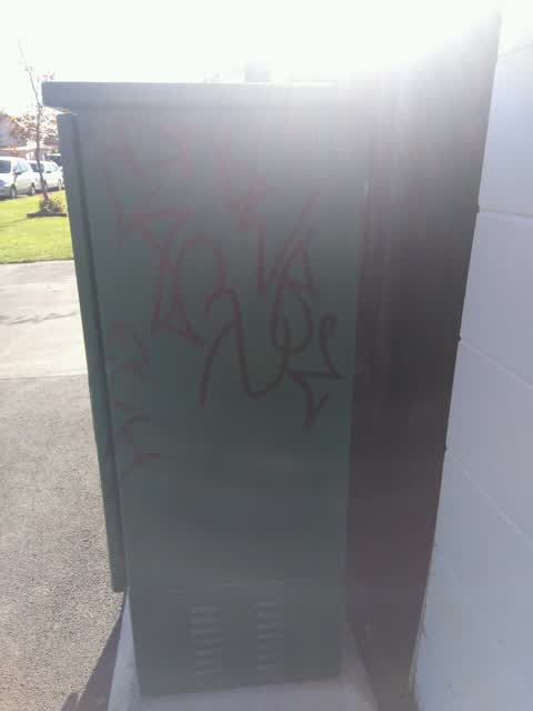 Graffiti, a report photo