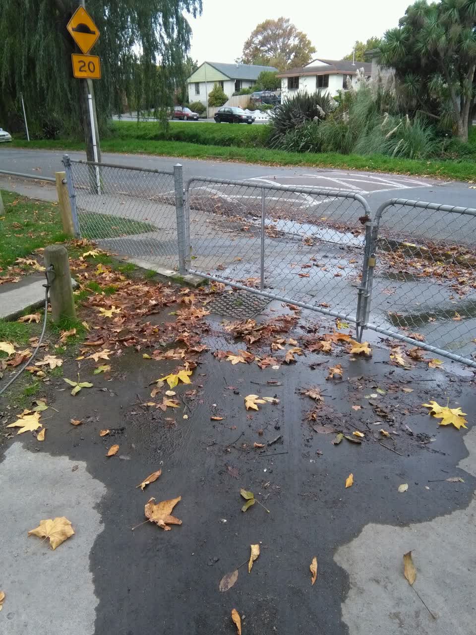 The photograph attached to this wastewater/stormwater report