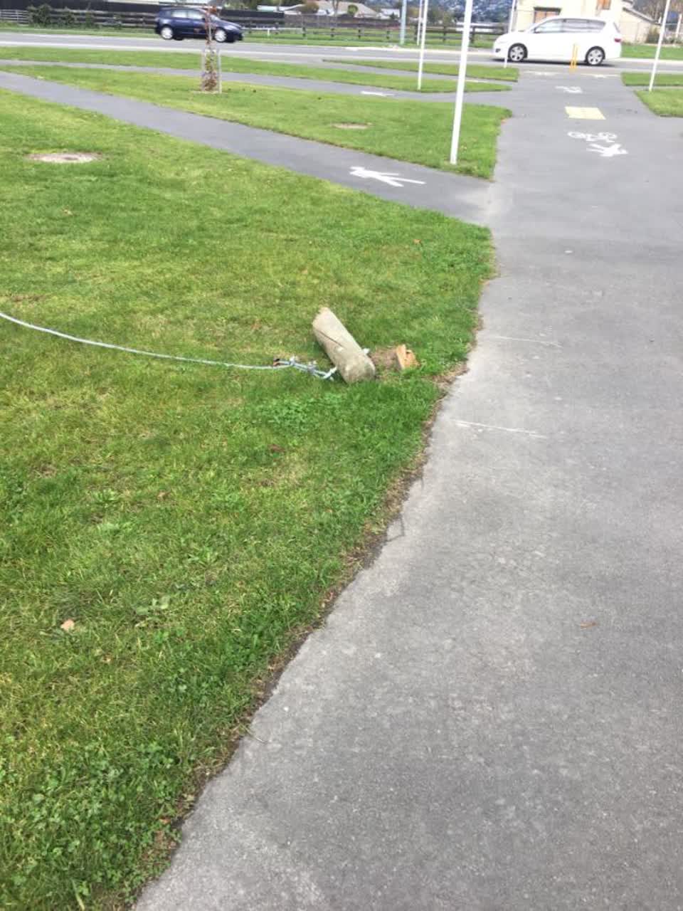 The photograph attached to this parks report