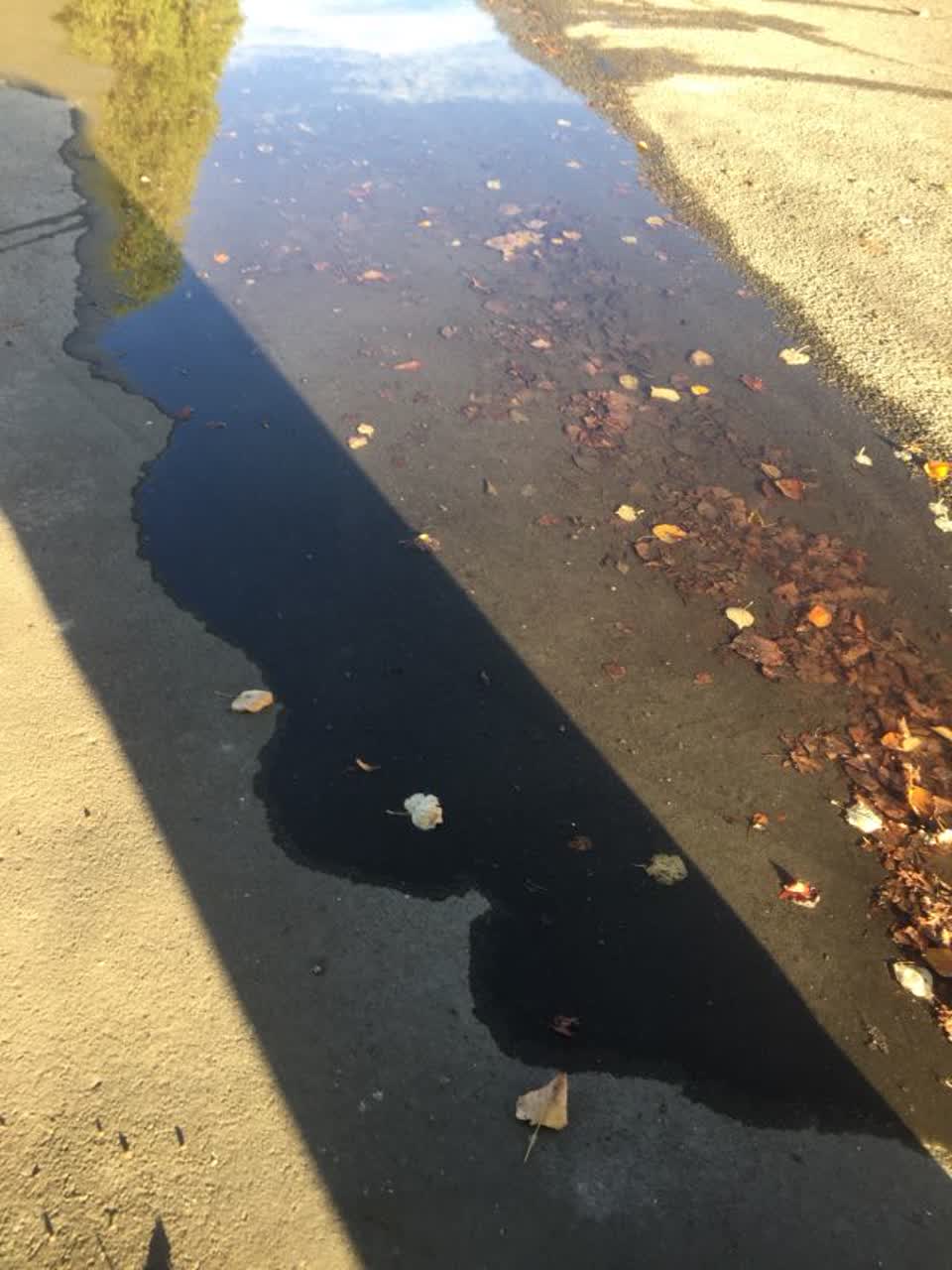 The photograph attached to this wastewater/stormwater report