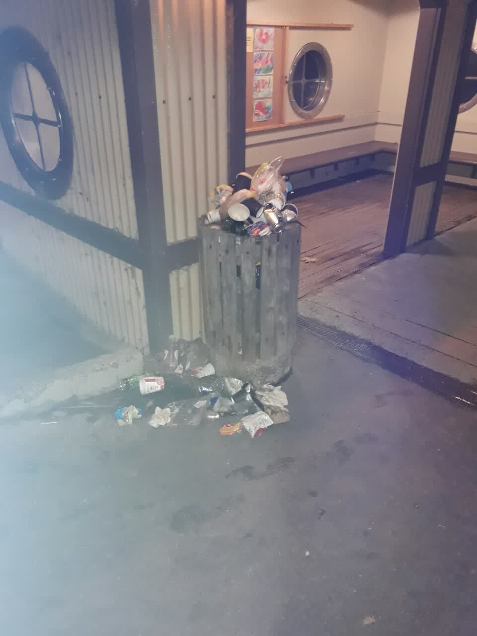 The photograph attached to this rubbish/recycling report