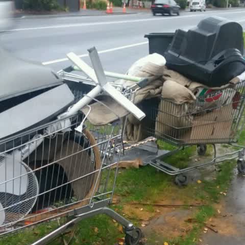 Rubbish/Recycling, a report photo