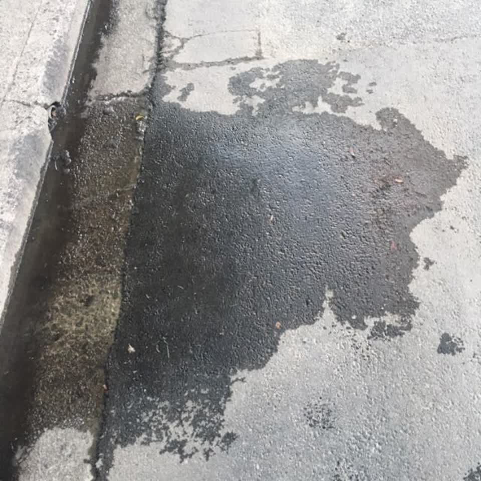 The photograph attached to this wastewater/stormwater report