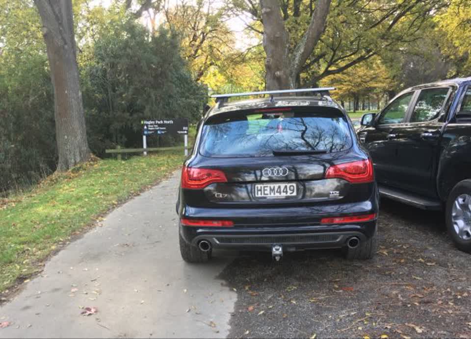 The photograph attached to this parks report