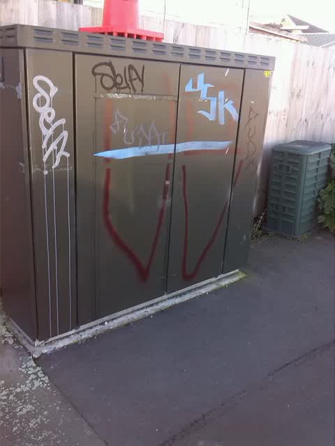 Graffiti, a report photo