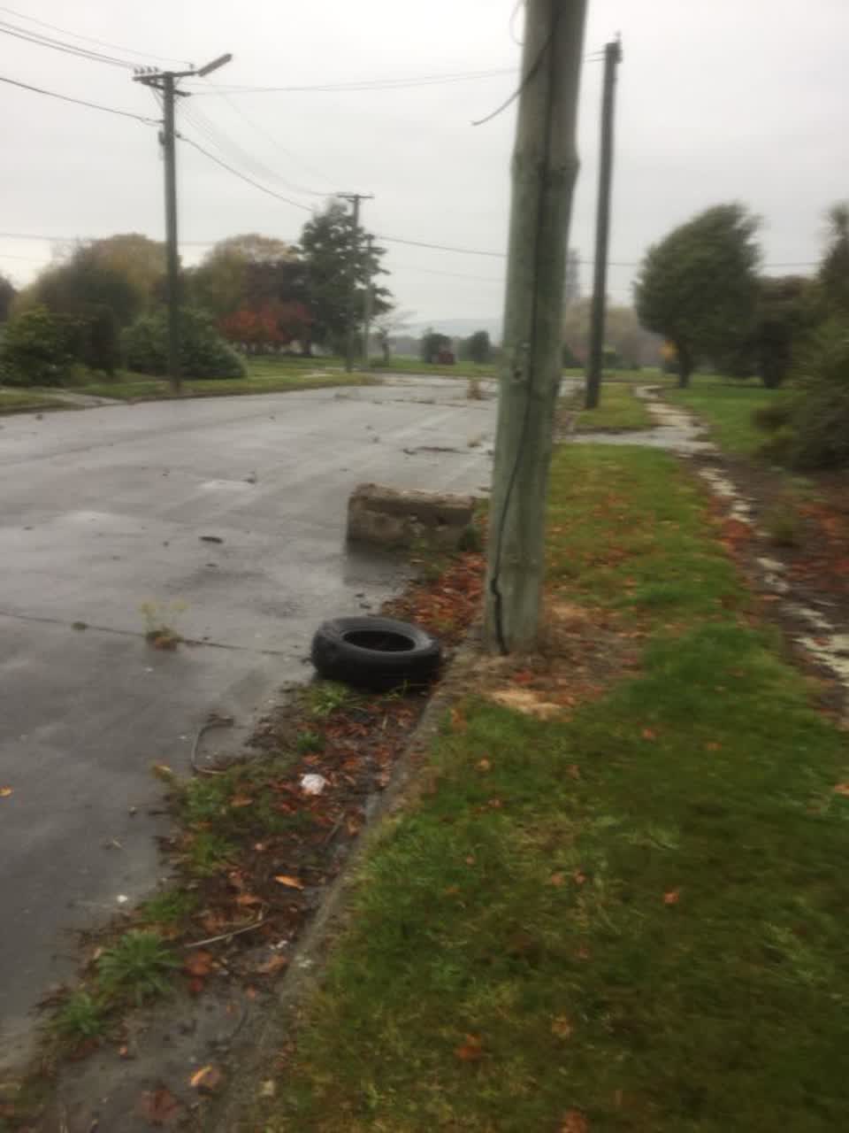 The photograph attached to this rubbish/recycling report