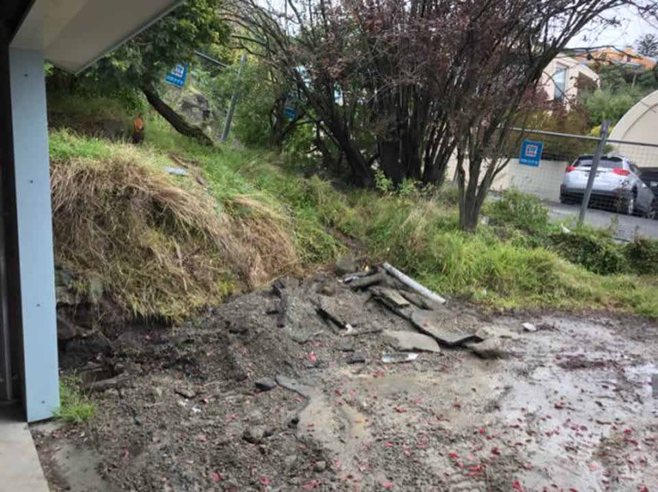The photograph attached to this wastewater/stormwater report