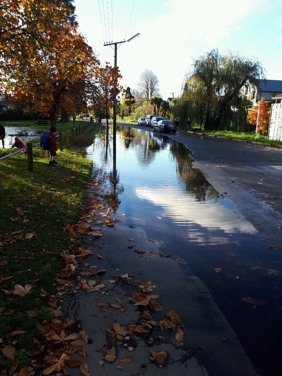 The photograph attached to this wastewater/stormwater report