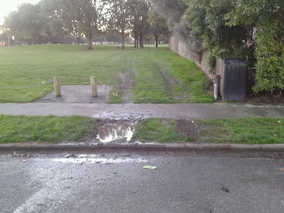 The photograph attached to this parks report