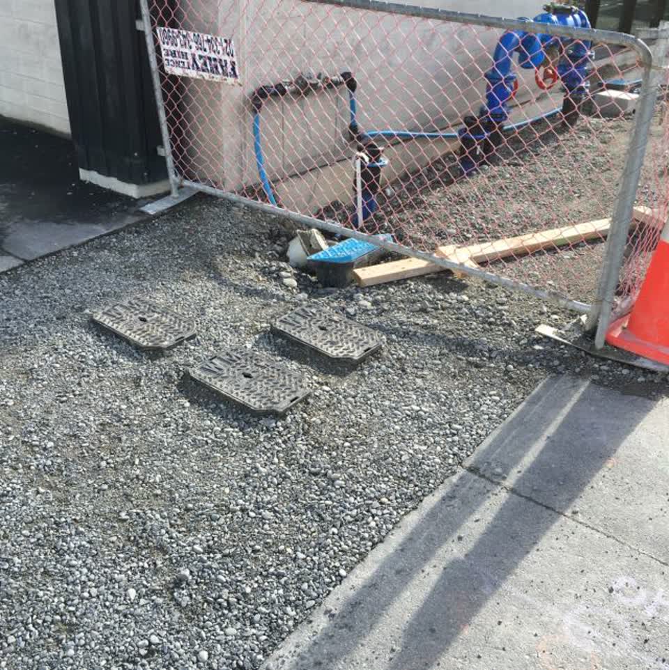 The photograph attached to this water supply report