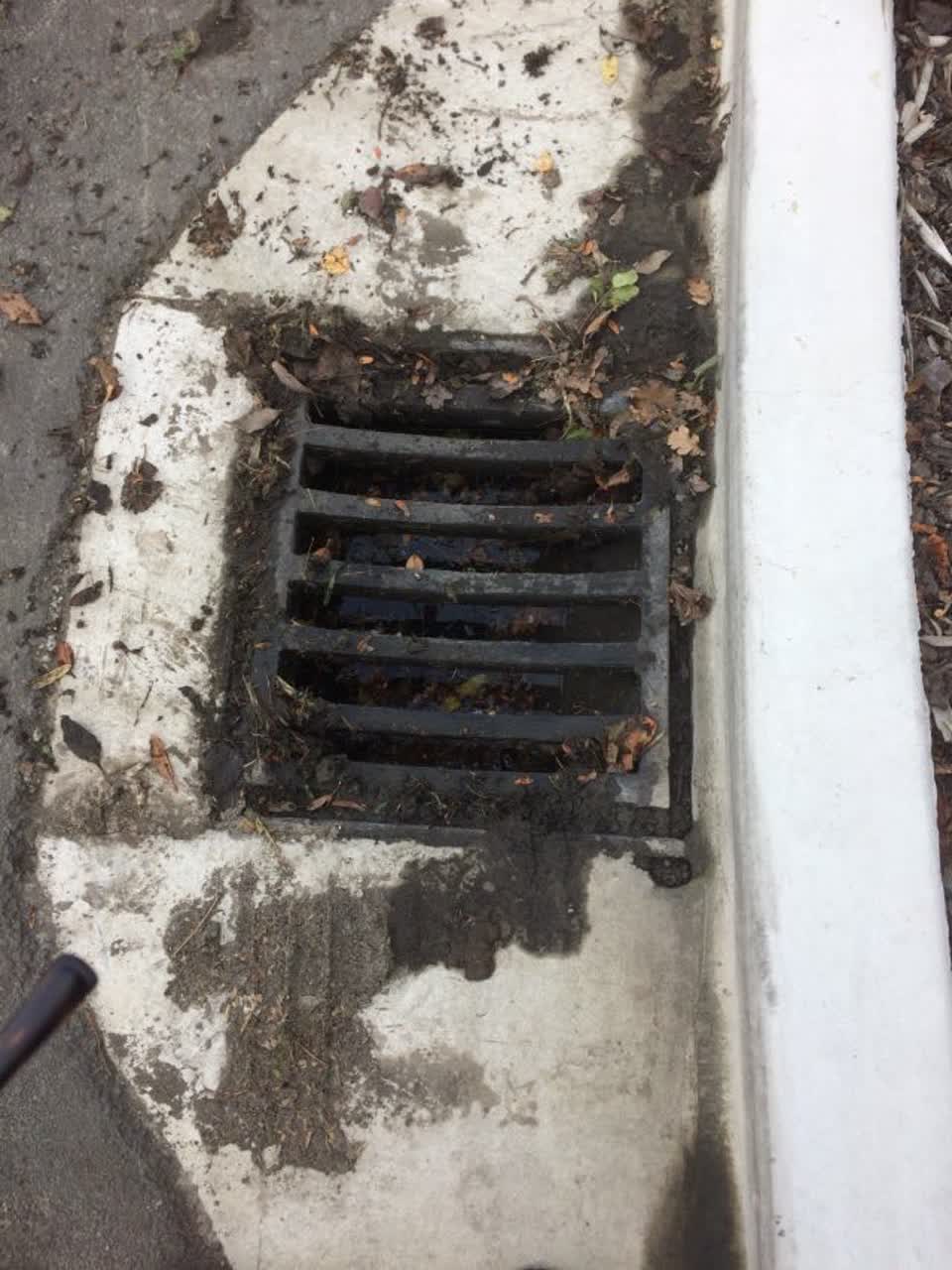The photograph attached to this wastewater/stormwater report